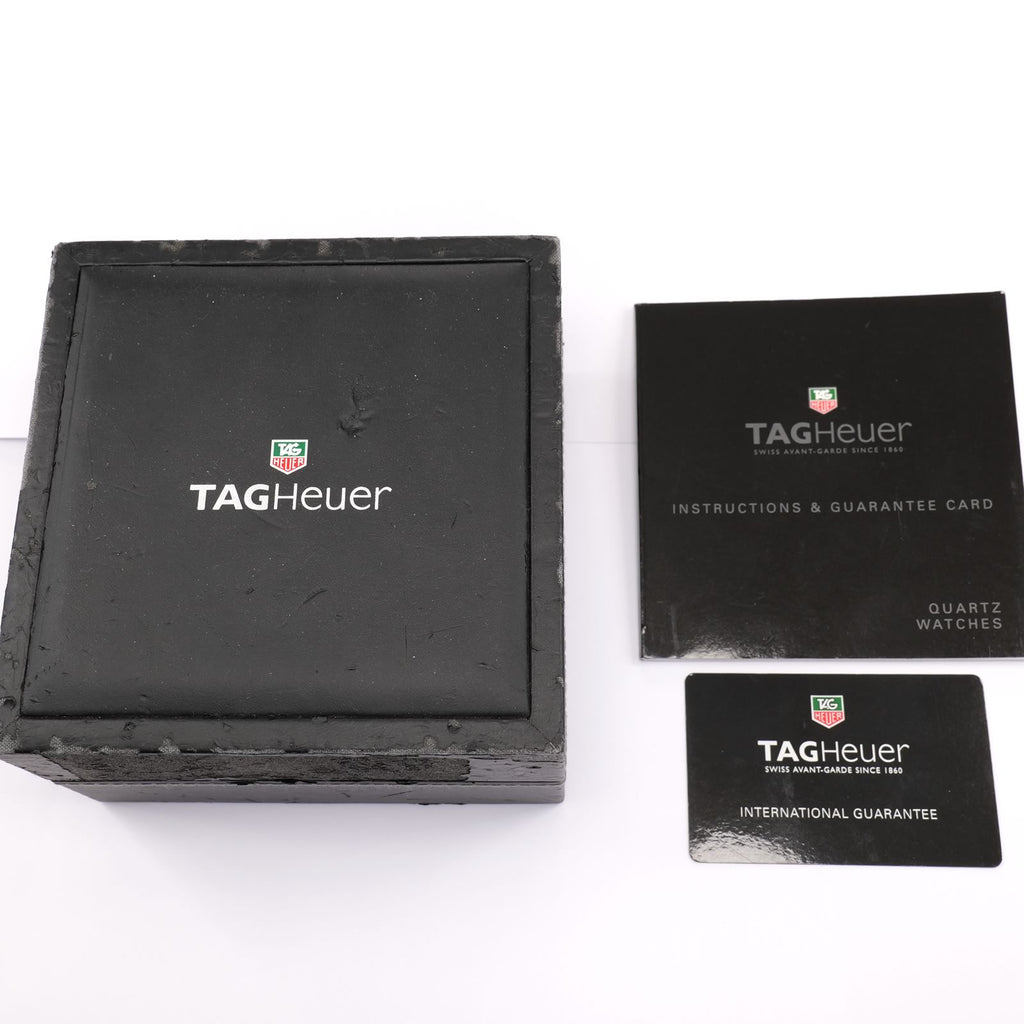 TAG Heuer Aquaracer WAF1412 box and booklet