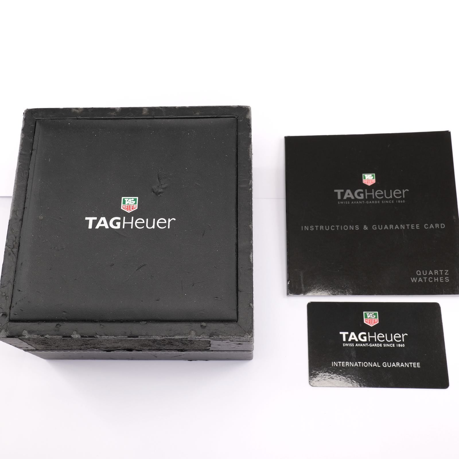 TAG Heuer Aquaracer WAF1412 box and booklet