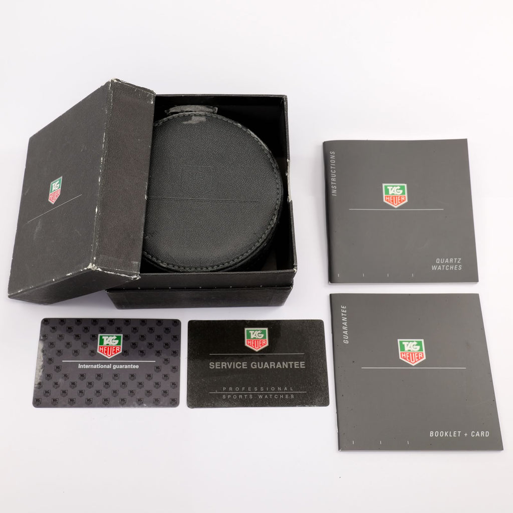 TAG Heuer SEL WG1113 box and booklets