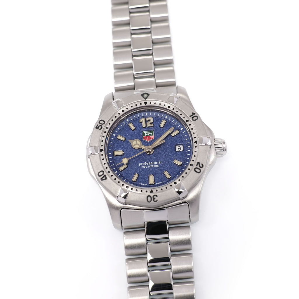 TAG Heuer 2000 WK1313 Ladies 28mm Blue Dial Classic with Date WK1313.BA0313