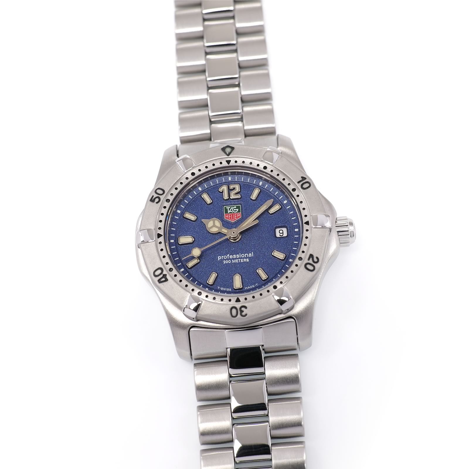 TAG Heuer 2000 WK1313 Ladies 28mm Blue Dial Classic with Date WK1313.BA0313