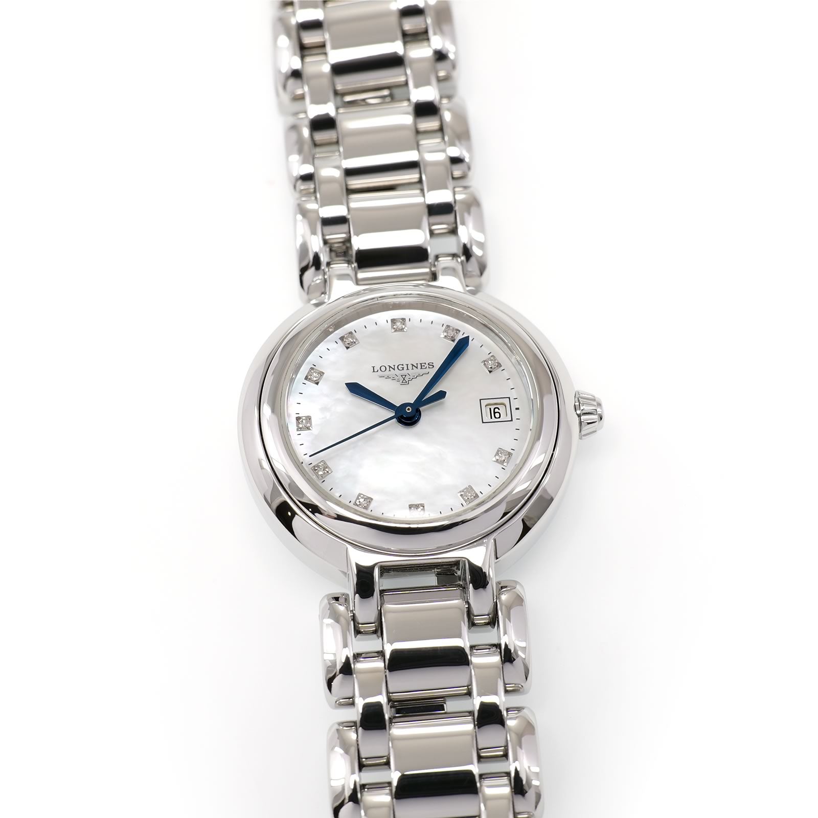 Longines PrimaLuna L8.110.4 Ladies 26mm Mother of Pearl & Diamonds L8.110.4.87.6