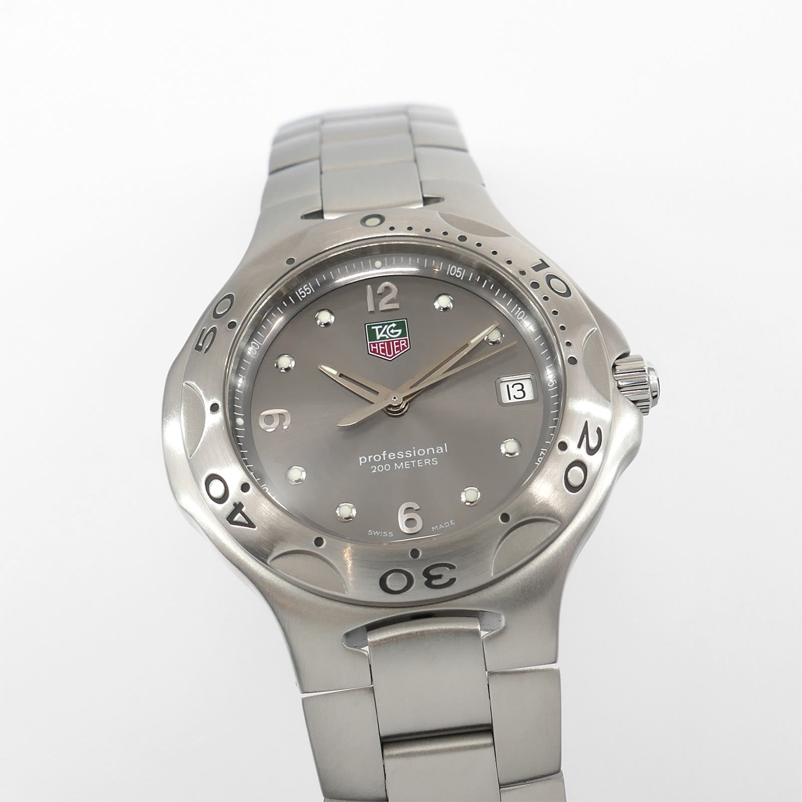 TAG Heuer Kirium Jumbo WL1011 Grey Sunburst Dial Men's 40mm XL WL1011.BA0700