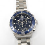 TAG Heuer Aquaracer 300M Chronograph CAN1011 Blue 43 Grande Date CAN1011.BA0821