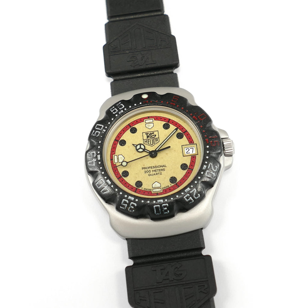 TAG Heuer Formula 1 WA1211 Luminous & Red Dial Men's Mid Size 35mm