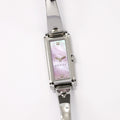 Gucci G-Line 109 Pink Mother of Pearl 2 Diamonds Ladies YA109520 Bangle Watch