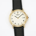 Raymond Weil Vintage 9155 Cream Roman Numeral Dial 18k Gold Plated Men's 34mm