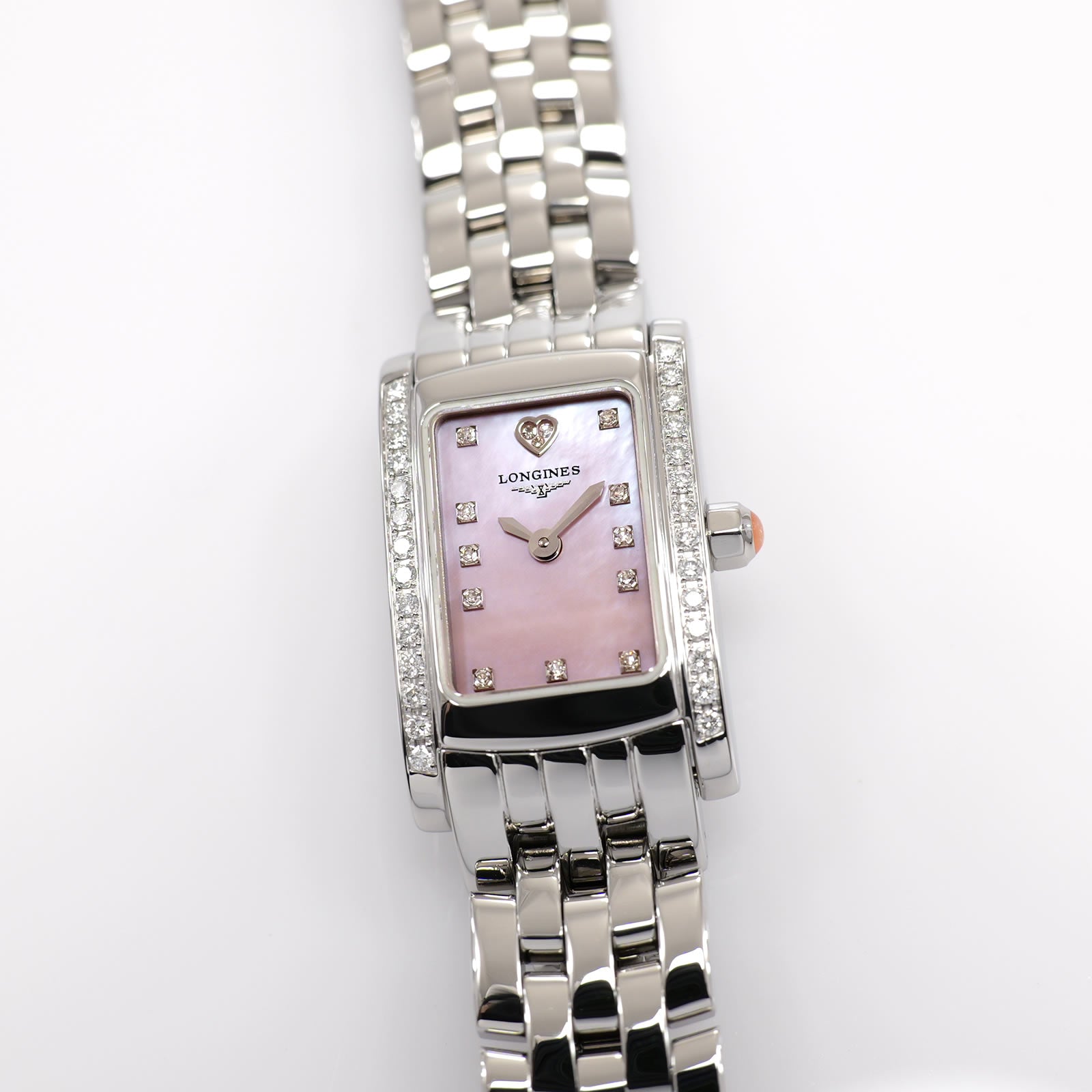 Longines DolceVita L5.158.0 Pink Mother of Pearl 42 Diamonds 16mm L5.158.0.93.6
