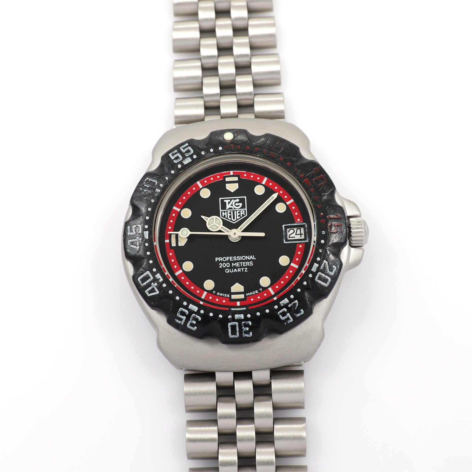 TAG Heuer Formula 1 WA1214 Black and Red Men's 35mm Mid Size