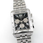 Raymond Weil Tango 4881 Chronograph Black Rectangular Grande Date 4881-ST-00209
