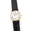 Raymond Weil Vintage 9923 White Chequered Dial 18k Gold Plated
