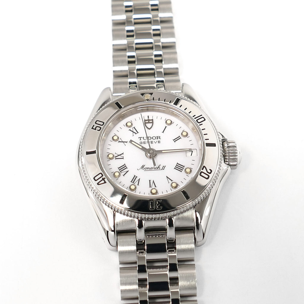 Tudor Monarch II Ladies 15850 White Dial