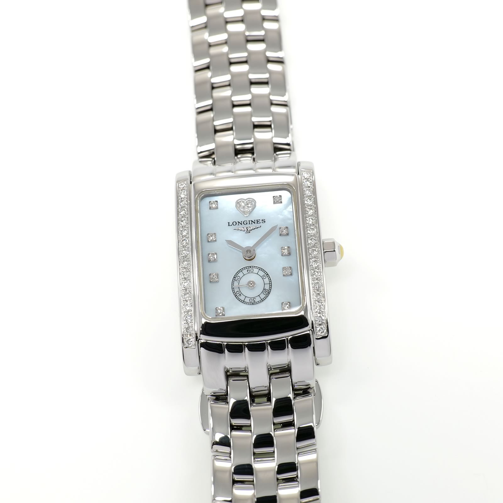 Longines DolceVita L5.155.0 Blue Mother of Pearl 45 Diamonds