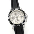 Montblanc Meisterstück 7034 Automatic Chronograph Silver 41mm on Rubber Strap