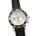 Montblanc Meisterstück 7034 Automatic Chronograph Silver 41mm on Rubber Strap