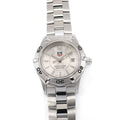 TAG Heuer Aquaracer WAF1412 Silver Sunburst Dial Ladies 27mm WAF1412.BA0812