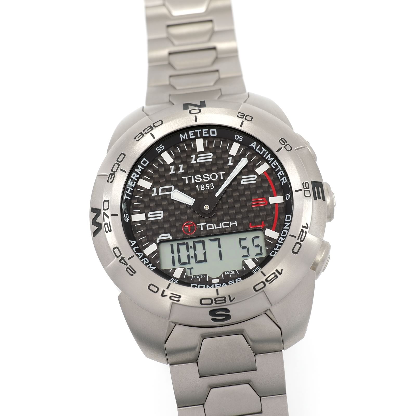 Tissot T-Touch Expert T013420A Carbon Fibre and Titanium Men's 43mm Touch Screen T013.420.44.202.00
