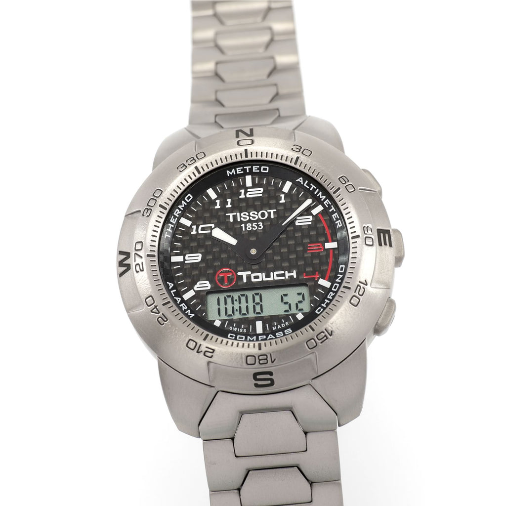 Tissot T-Touch Z253/353P Titanium Men's 41mm Black Carbon Fibre Dial Touchscreen