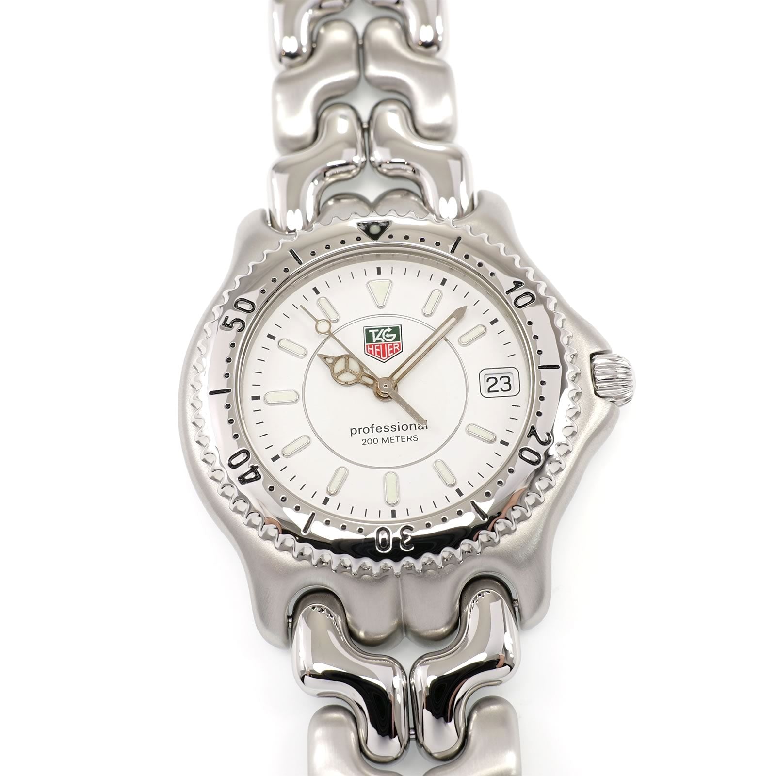 TAG Heuer SEL WG1112-K0 White Dial Men's 38mm Sports Elegance Link WG1112.BA0423