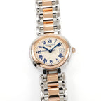 Longines PrimaLuna L8.110.5 Silver Roman Numeral & 18k Rose Gold