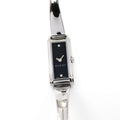 Gucci G-Line 109 Black Dial with 2 Diamonds Rectangular YA109518