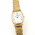 Longines La Grande Classique Gold PVD L4.205.2 Tonneau White Roman L4.205.2.11.8