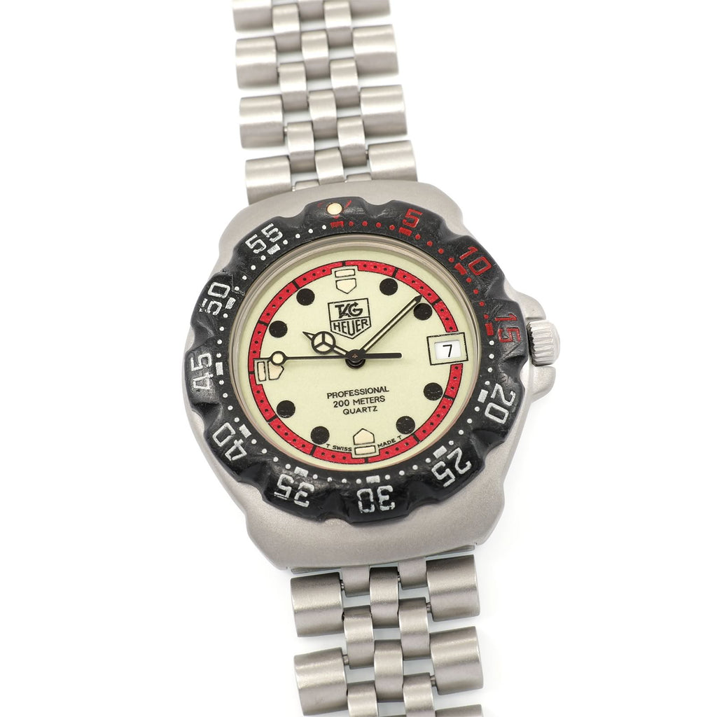 TAG Heuer Formula 1 Men's 35mm Luminous Dial WA1211 F1 Unisex Vintage Mid Size