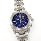 TAG Heuer Link Chronograph CT1110-0 Blue Dial 41mm Bourne Identity
