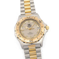 TAG Heuer 3000 Series Silver Dial 38mm Rare 18k Gold Full Size 934.206 Vintage