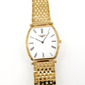 Longines La Grande Classique White 30mm Tonneau L4.705.2 Gold PVD