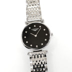 Longines La Grande Classique L4.209.4 Black Dial Ladies Diamonds L4.209.4.58.6