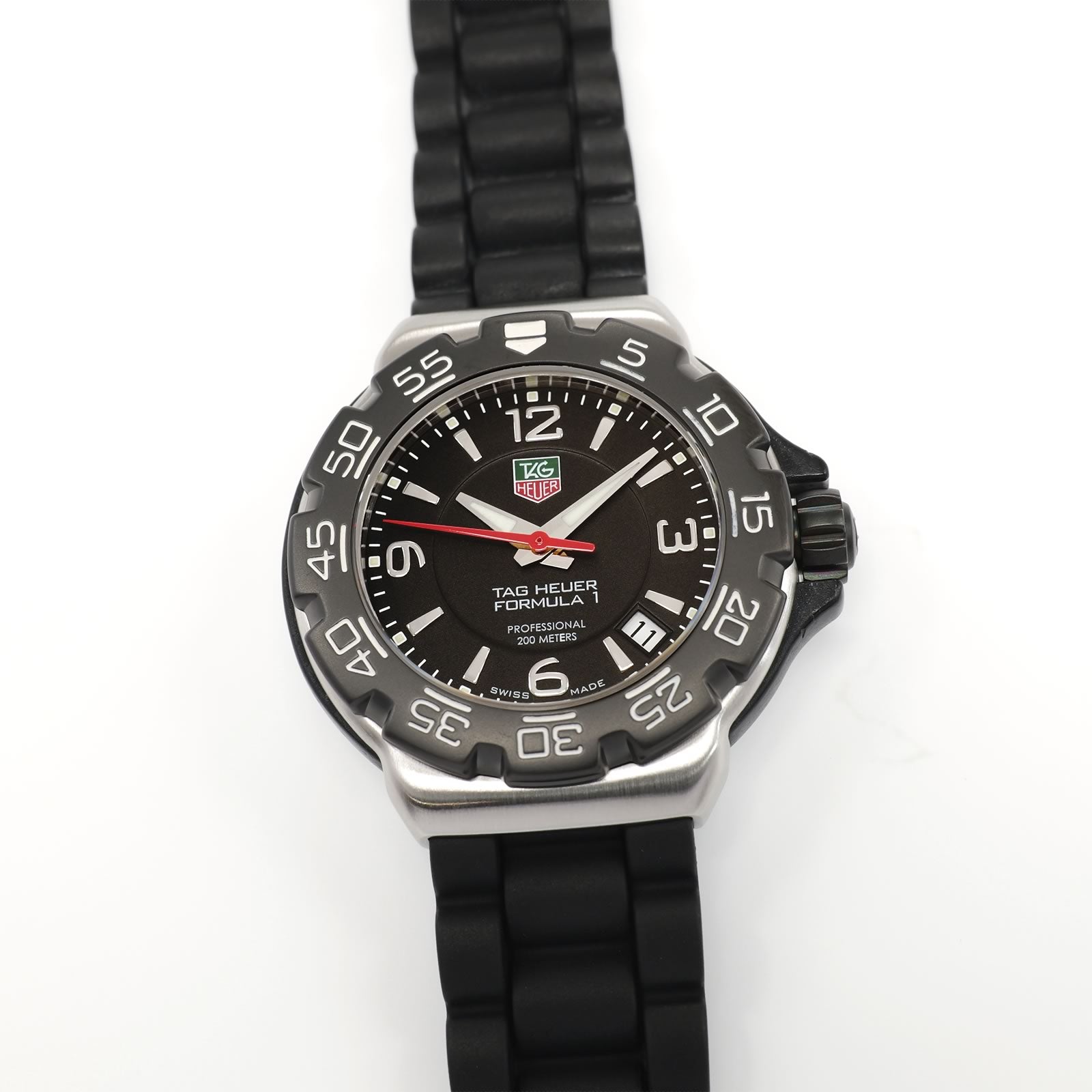 TAG Heuer Formula 1 WAC1210 Black Dial Men's 35mm Mid Size F1 WAC1210.BT0707