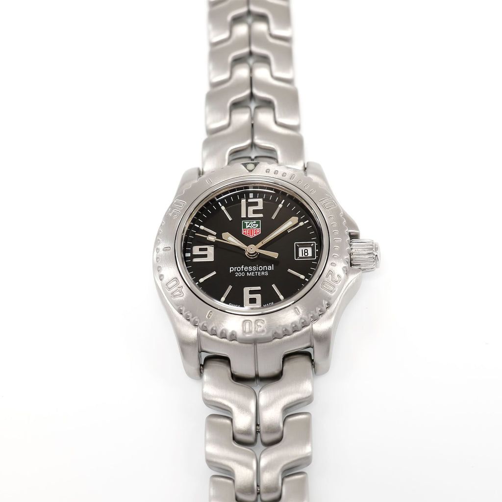 TAG Heuer Link WT1410 Black Dial Ladies Mini 25mm with Date WT1410.BA0563