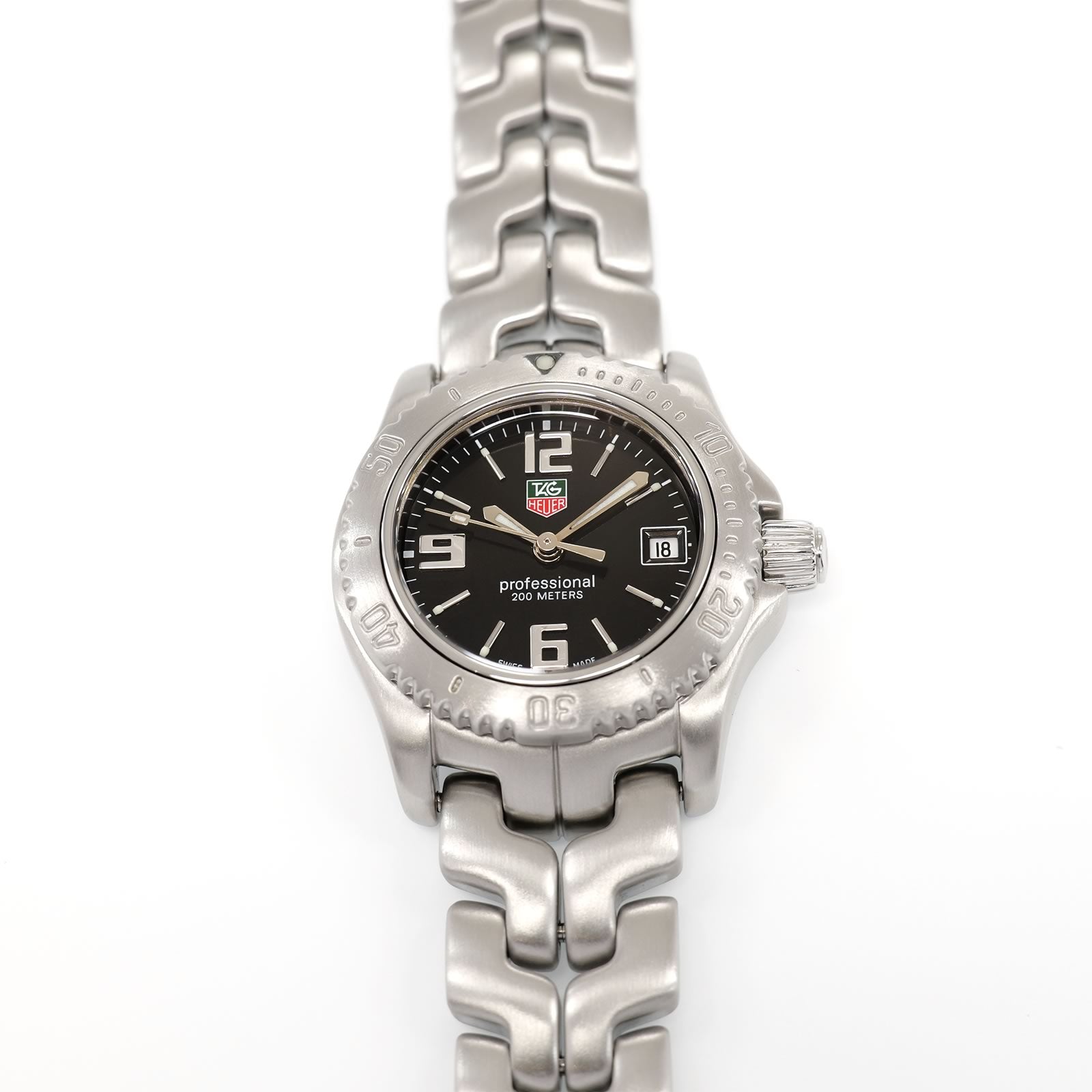 TAG Heuer Link WT1410 Black Dial Ladies Mini 25mm with Date WT1410.BA0563