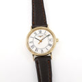 Longines Présence L4.136.2 White Roman Numeral Dial 18k Gold Plated