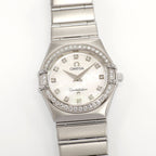 Omega Constellation 1458.75.00 White Mother of Pearl & 50 Diamonds