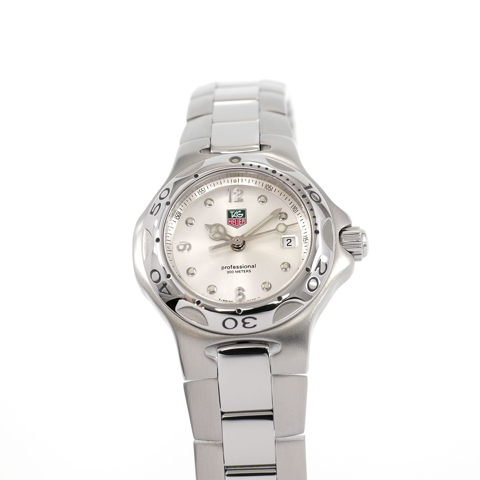 TAG Heuer Kirium WL1314 Ladies 28mm Silver Sunburst Dial with Date