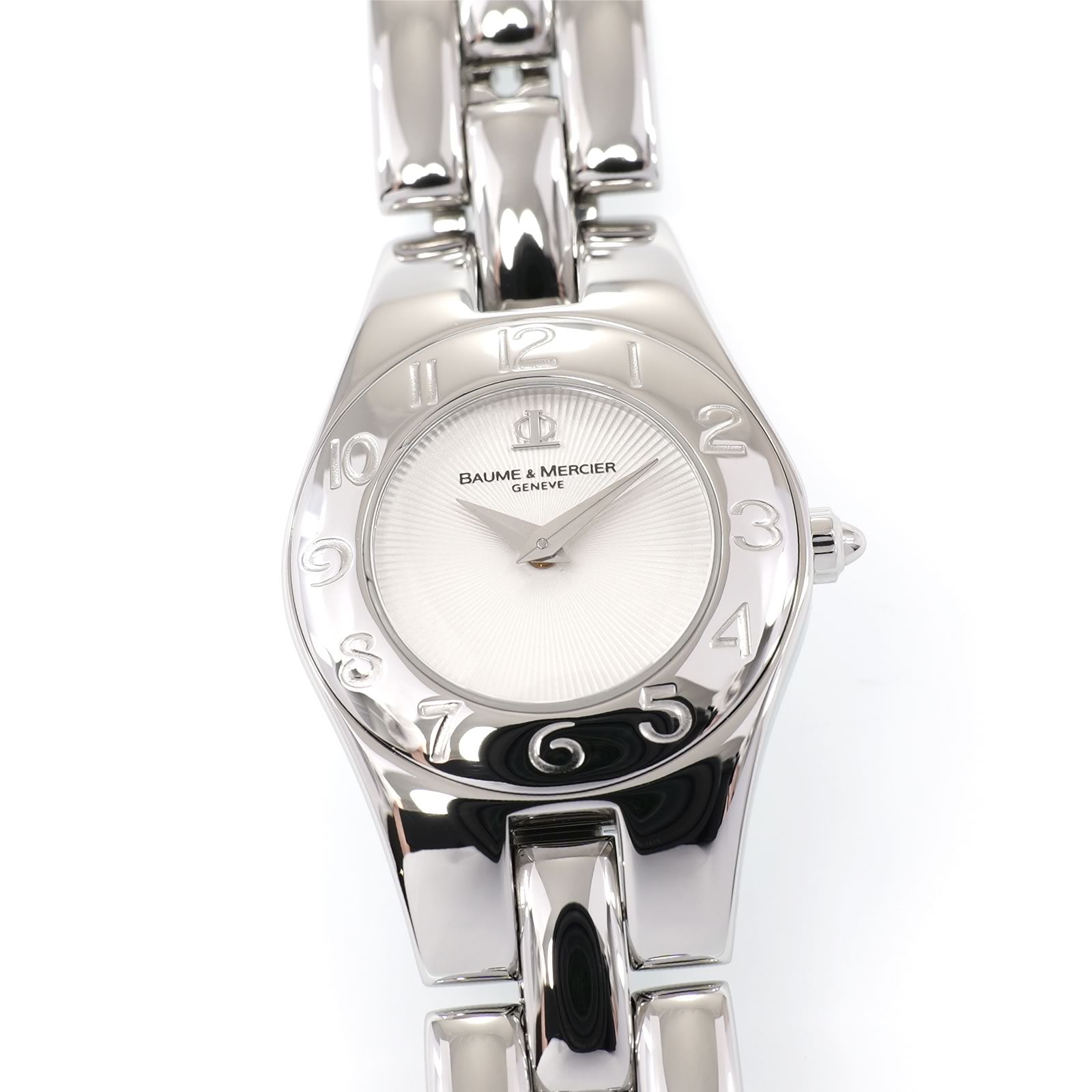 Baume & Mercier Linea 65305 Ladies 24mm Silver Dial Arabic Numeral Bezel