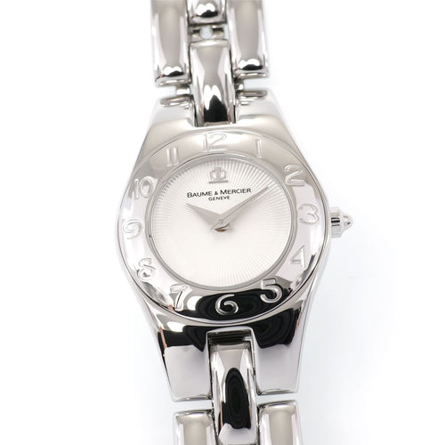 Baume & Mercier Linea 65305 Ladies 24mm Silver Dial Arabic Numeral Bezel