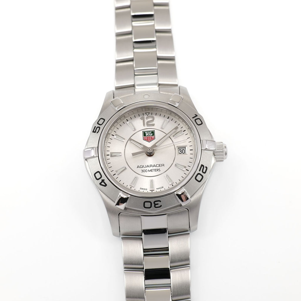 TAG Heuer Aquaracer WAF1412 Ladies 27mm Silver Sunburst Dial WAF1412.BA0812