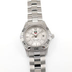 TAG Heuer Aquaracer WAF1412 Ladies 27mm Silver Sunburst Dial WAF1412.BA0812