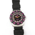 TAG Heuer Formula 1 Men's 35mm 377.513 Black F1 New Bezel & Strap - Pink Accents WA1217