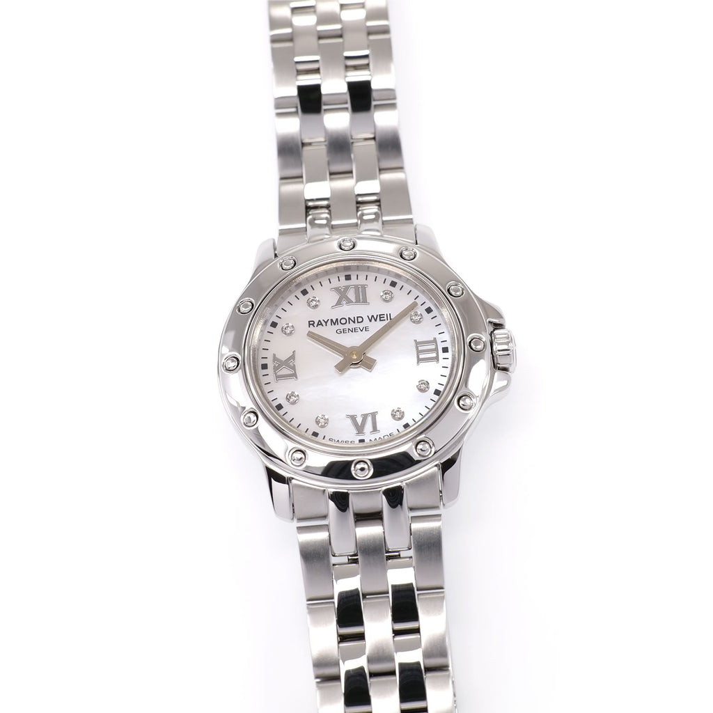 Raymond Weil Tango 5799 Ladies 23mm Mother of Pearl and 8 Diamonds 5799-ST-00995