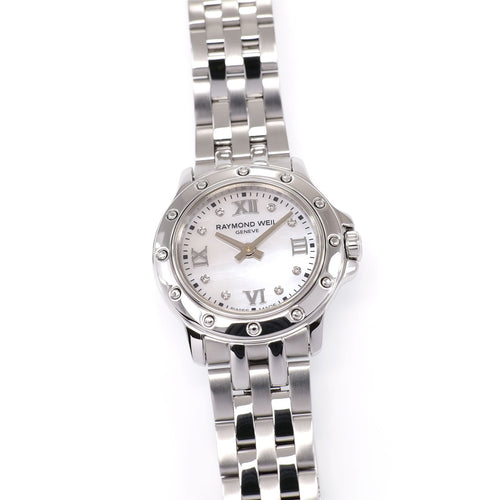 Raymond Weil Tango 5799 Ladies 23mm Mother of Pearl and 8 Diamonds 5799-ST-00995