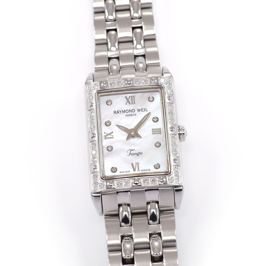 Raymond Weil Tango 5971 Ladies 18mm Mother of Pearl & 40 Diamonds