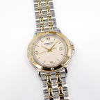 Raymond Weil Tango 5560 Cream Dial Men's 35mm Part 18k Gold Plated with Date