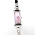Gucci 1500L Ladies 12mm Pink Mother of Pearl - Small 15cm Bangle Stainless Steel