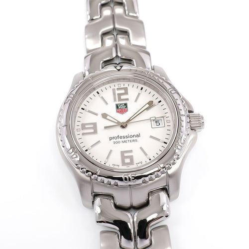 TAG Heuer Link WT1114 Men's 42mm White Dial Full Size Quartz Date WT1114.BA0551