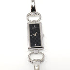 Gucci Tornabuoni 119 Ladies 16mm Black 4 Diamond Sunburst Dial YA119506 Bangle