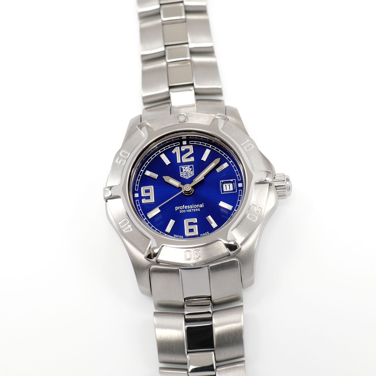 TAG Heuer Exclusive WN1312-0 Ladies 29mm Blue Sunburst Dial 2000 WN1312.BA0333